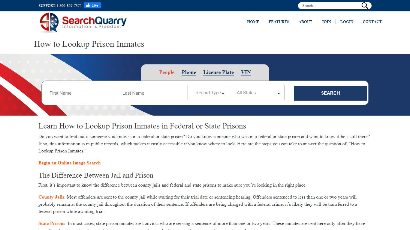 How to Lookup Prison Inmates - SearchQuarry